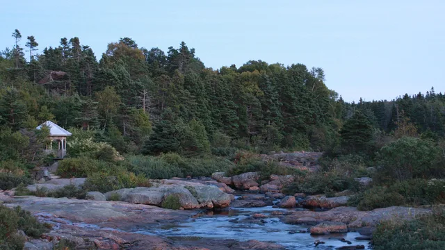 Manuels River and riverside gazebo in Conception Bay South