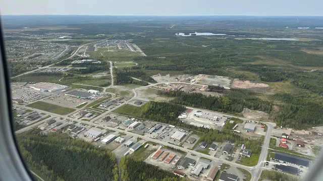 Aerial view of Gander