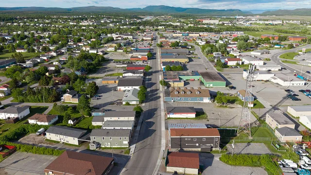 Aerial view of downtown Stephenville